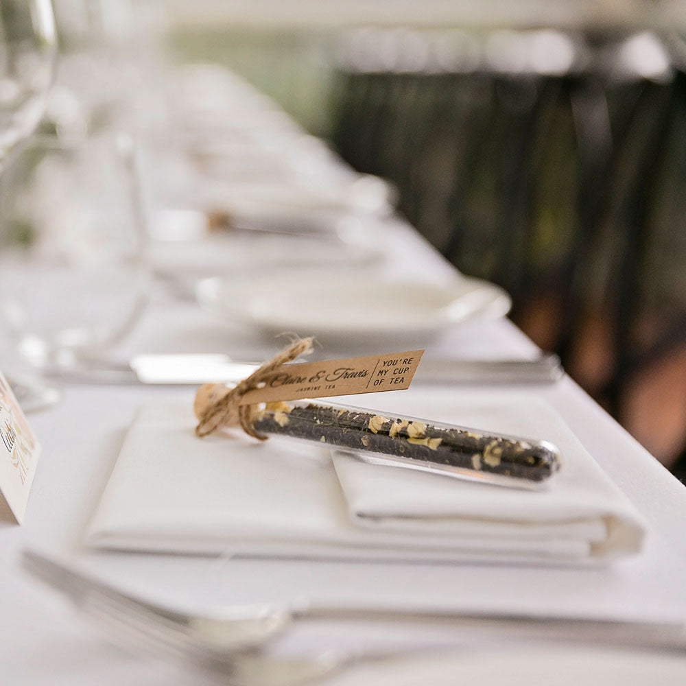 Loose Leaf Tea Test Tube - Bulk International Tea Day Gift - Custom Favours