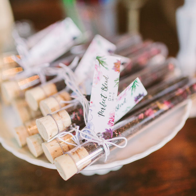 Loose Leaf Tea Test Tube - Bulk International Tea Day Gift - Custom Favours